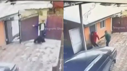Қаскелеңде ер адам әйелі мен енесін өлімше етіп сабаған видеосы тарады (ВИДЕО)