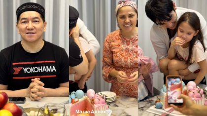 «Ата-әже атанамыз»: Сәкен Майғазиев отбасындағы сүйінші жаңалықпен бөлісті (ВИДЕО)