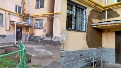 Миллиардқа салынған үйдің сиқы осы ма? Шымкентте жаңа үйдің қабырғасы қақ айырылған