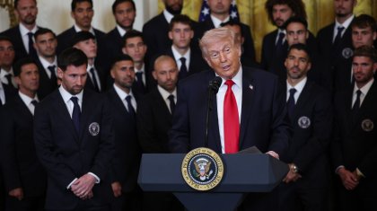 Трамп Ақ үйде Мессидің мықты футболшы екенін айтты