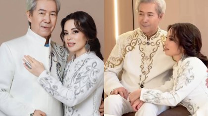 «Жарама жалау болған жапырағым»: Нұрғали Нүсіпжанов өзінен 45 жас кіші әйеліне жазба арнады (ФОТО)