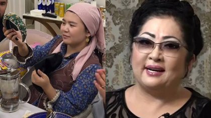 «Бағы мен бақыты жұғысты болсын»: Мақпал Жүнісова блогер Ырысбаланың қызына сый жасады (ВИДЕО)