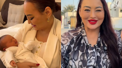 Құралай Нұрқаділова алғаш рет немерелі болып, әже атанды (ВИДЕО)