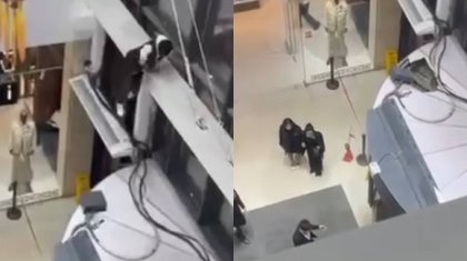 Атырауда жасөспірім биіктен секіріп, орталықтың шатырын тесіп өтті (ВИДЕО)