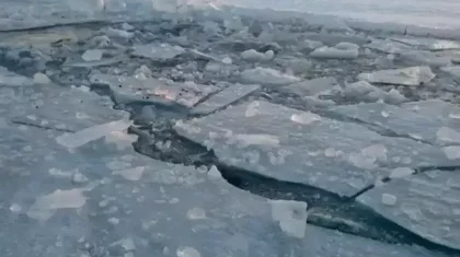 Екібастұз маңында автокөлік мұз астына түсіп кетті