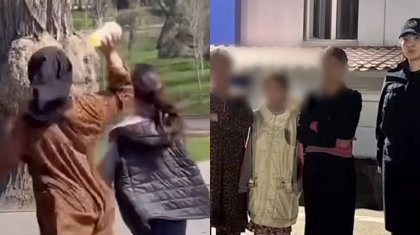 Шаштарын тартып, тас лақтырған: Алматыда бір топ қайыршы тұрғындарға шабуыл жасады (ВИДЕО)