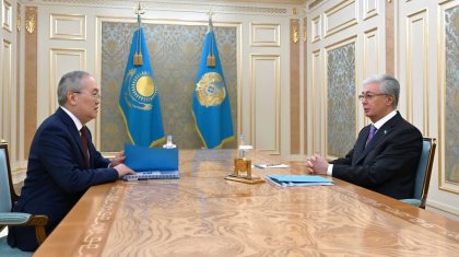 Тоқаев Қаржылық мониторинг агенттігінің төрағасы Жанат Элимановты қабылдады