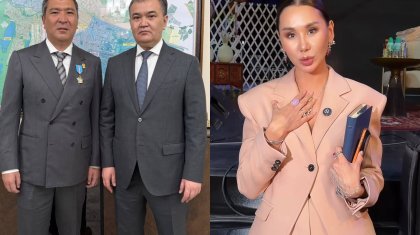 «Мақтан тұтамын»: Динара Сәтжанның күйеуі мемлекеттік марапатқа ие болды (ФОТО)