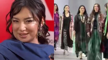 «Мені де күтіңіздер»: Мадина Сәдуақасова подуимға шығып, дефиле жасайтынын айтты (ВИДЕО)