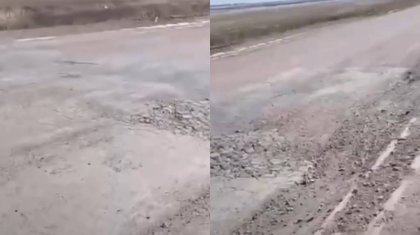 Қостанайда шұрық-тесік жолдың кесірінен көлікке зақым келген
