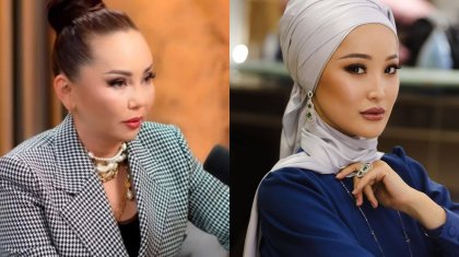 «Маған түкіруіңе жол бермеймін!»: Баян Алагөзова Мөлдір Әуелбековаға шүйлікті (ФОТО)