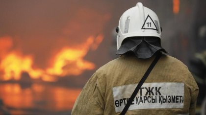 Түркістан облысында балабақша ғимараты өртеніп кетті