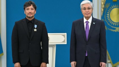 Әнші Дастан Оразбеков Президенттің қолынан марапат алды