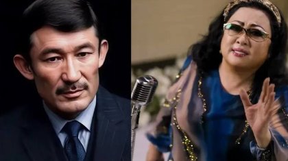 «Тарихи сәт»: Желіде Мақпал Жүнісованың Шәмші Қалдаяқовтың алдында ән айтқан видеосы тарады