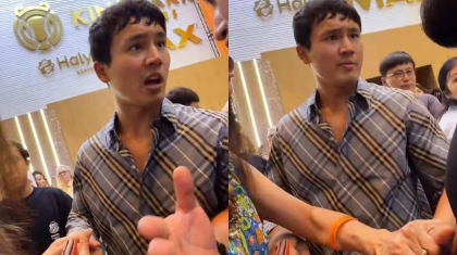 «Бишара қылды»: Еркебұлан Тоқтар өз фильмінің премьерасына кіре алмай қалды (ВИДЕО)