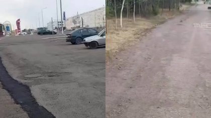 «Жартылай жөндеу - жартылай мазақ па?»: Қарағандыда жолды бұзып, аяқсыз қалдырды