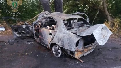 Жеңіл көлік ағашқа соғылып, алты адам тірідей жанып кетті (ФОТО)