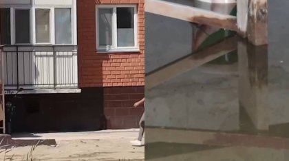 Қызылордада 600 миллионға соғылған жаңа үй нәжіске батты