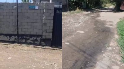 «Жылда осы сорақылық»: Алматы облысындағы ауылда құбыр тағы жарылып, Тәуелсіздік көшесін су басты