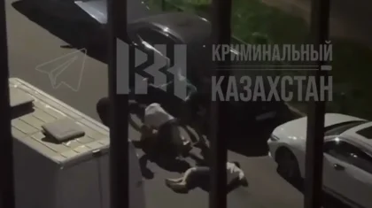 Алматыда бес жігіт екі адамды аяусыз соққыға жыққан