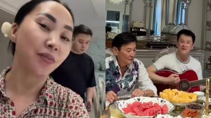 «Туған абысындай жақын араластық»: Қарақат Медеу Арынбаевтың марқұм әйелін еске алды (ВИДЕО)