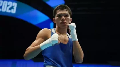 Санжар Тәшкенбай кәсіпқой бокстағы дебютінде бірден чемпиондық белбеуге таласады