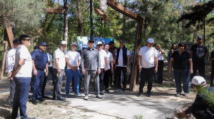 Шымкент тұрғындары экологиялық акцияда белсенділік танытты