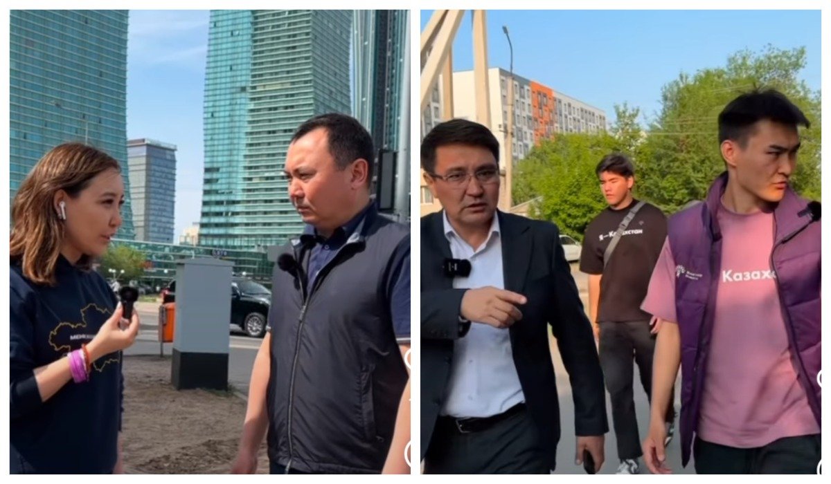 Жаңа адамдар Астана әкімдерімен бірге елорда тротуарында серуендеді