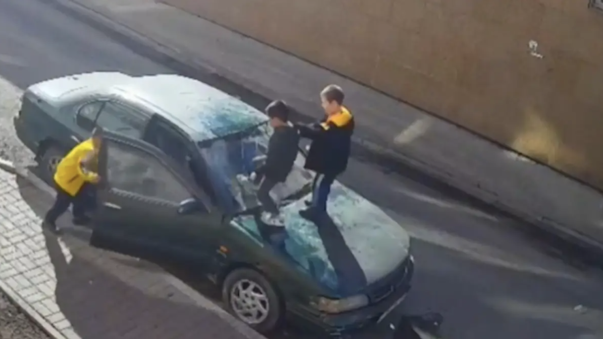 Фото: Видеодан алынған кадр